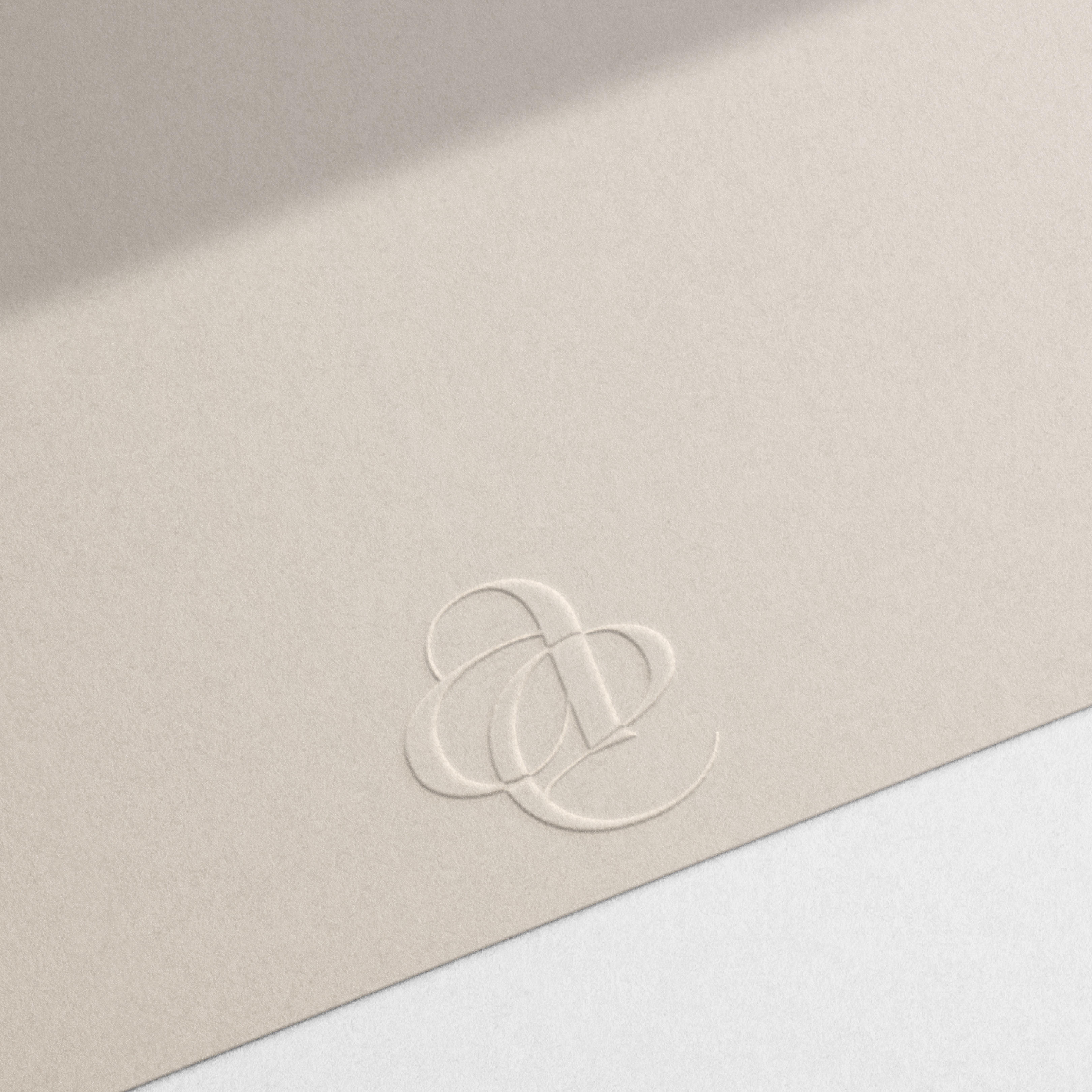 Aesté — Monogram embossed